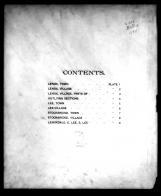 Table of Contents, Berkshire County 1894